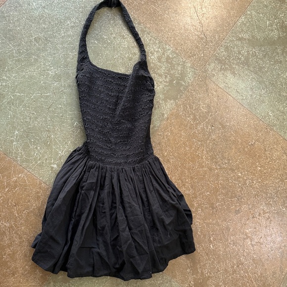 Drop Waist Smocked Mini Dress - Picture 2 of 3